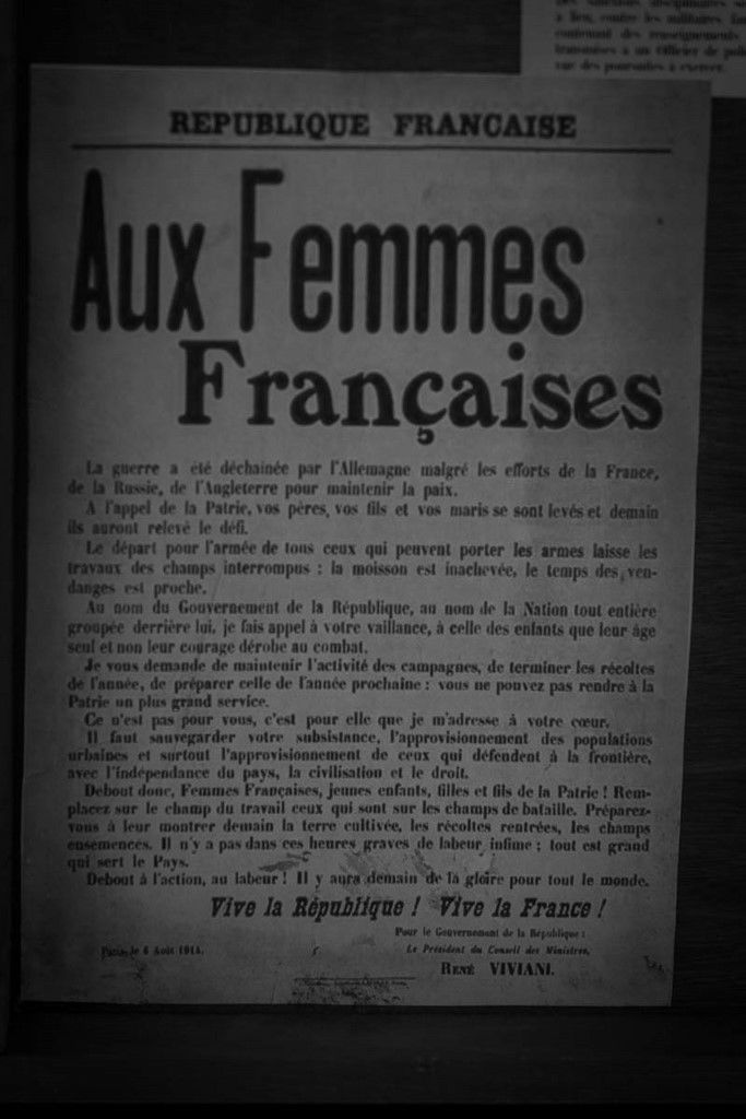 Affiche pour les femmes françaises