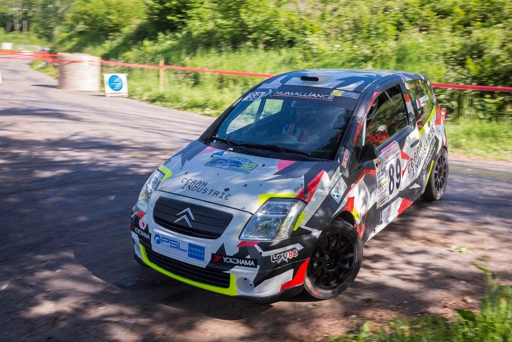 Thonnelier-Jacquot sur citreoen C2 au rallye de la Luronne 2019