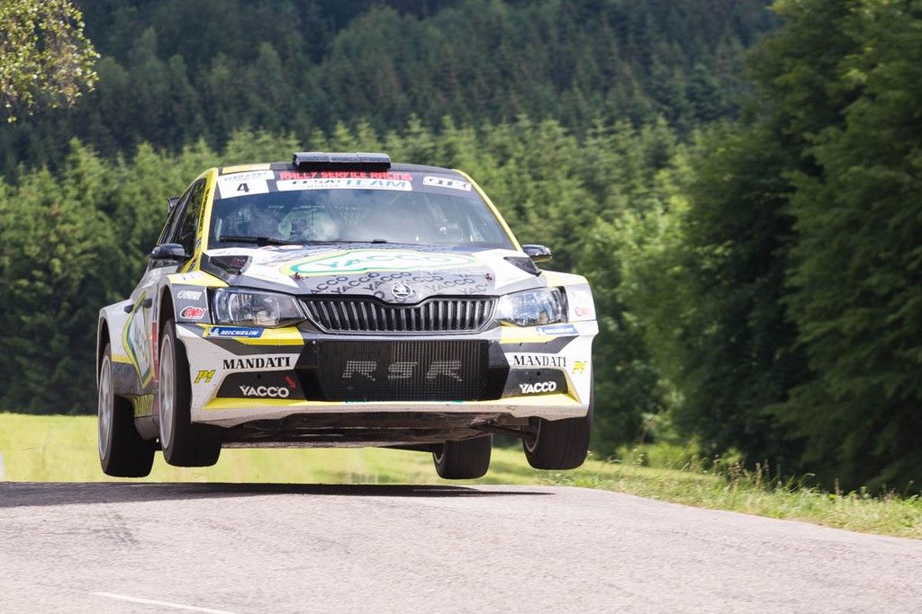 Ciamin sur Skoda Fabia R5 au Rallye Vosges Grand Est 2019