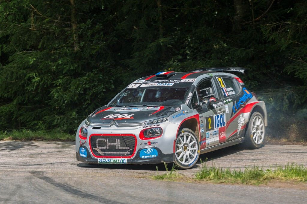 Bonato-Boulloud sur Citroen C3 R5 au Rallye Vosges Grand Est 2019