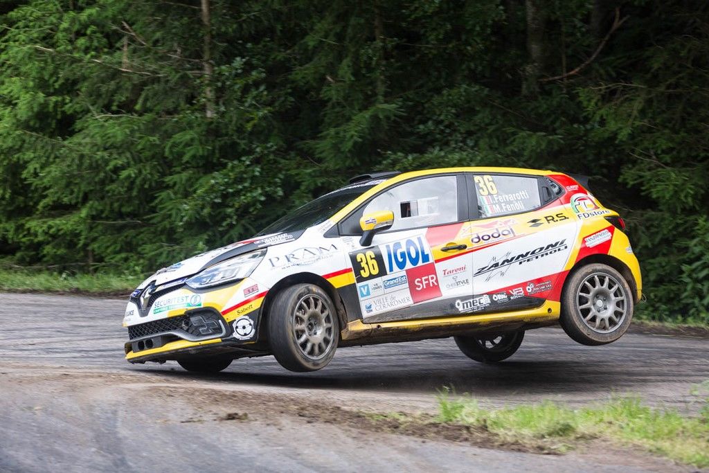 Ferraroti-Espino sur Renault clio RS au Rallye Vosges Grand Est 2019