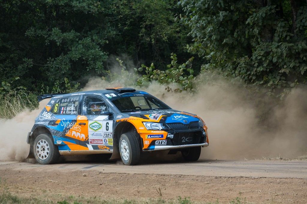 Skoda Fabia R5 de Michel au terre de Langres 2019