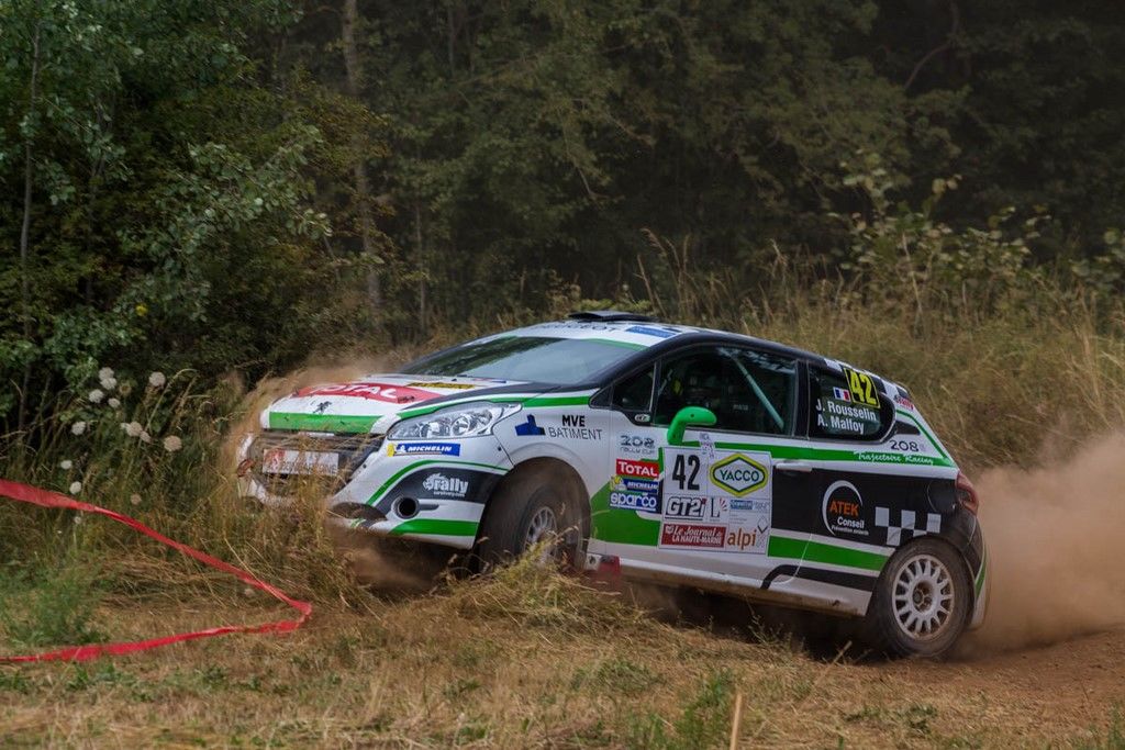 Peugeot 208 VTi de Rousselin au terre de Langres 2019