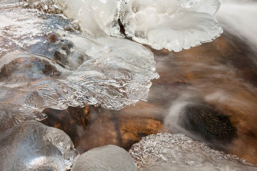 Glace en hiver