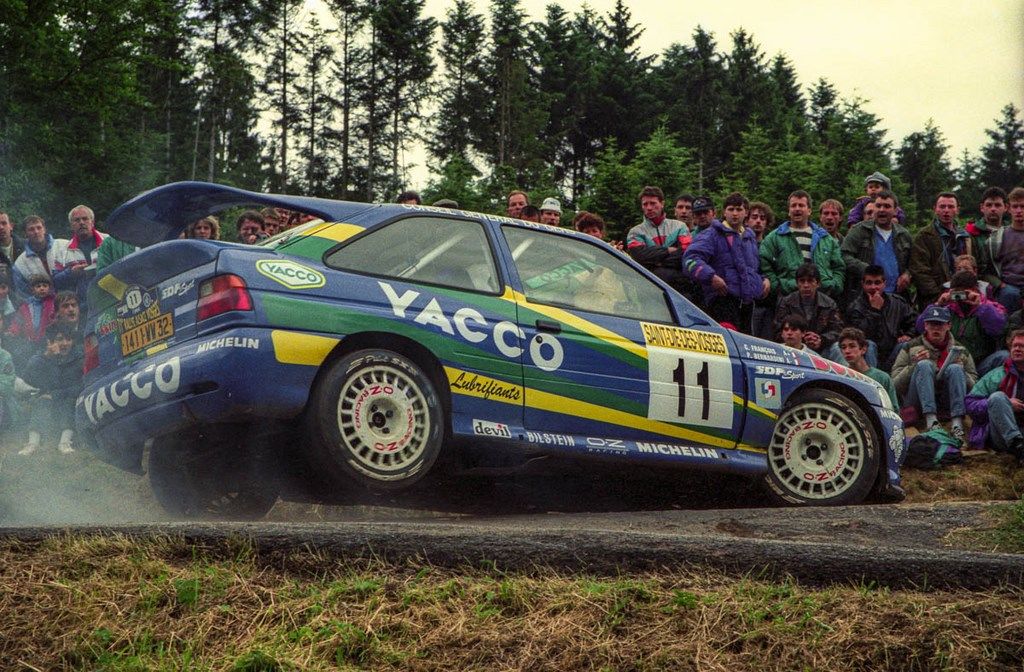 Bernardini-François sur Ford Escort Cosworth au rallye Alsace-Vosges 1994