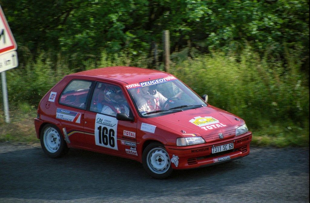 106 rallye en glisse