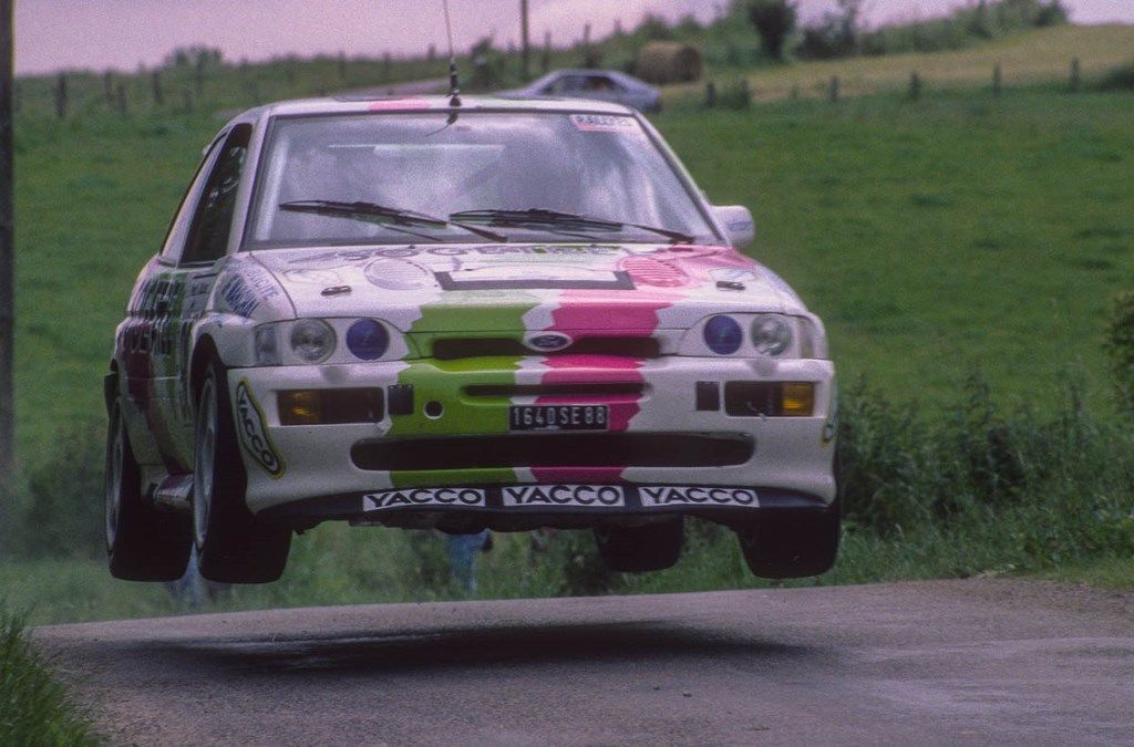 Pereira-Cossin sur Ford Escort Cosworth à la ronde Luronne 1995