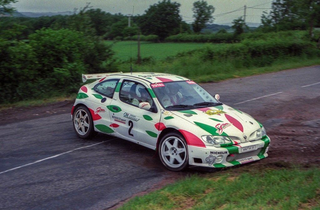 Polo-Slo sur Renault Mégane Maxi au rallye des Vins de Mâcon 1996