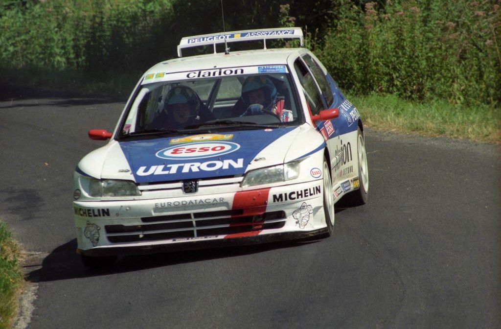 Panizzi-Panizzi sur Peugeot 306 Maxi au rallye du Rouergue 1996