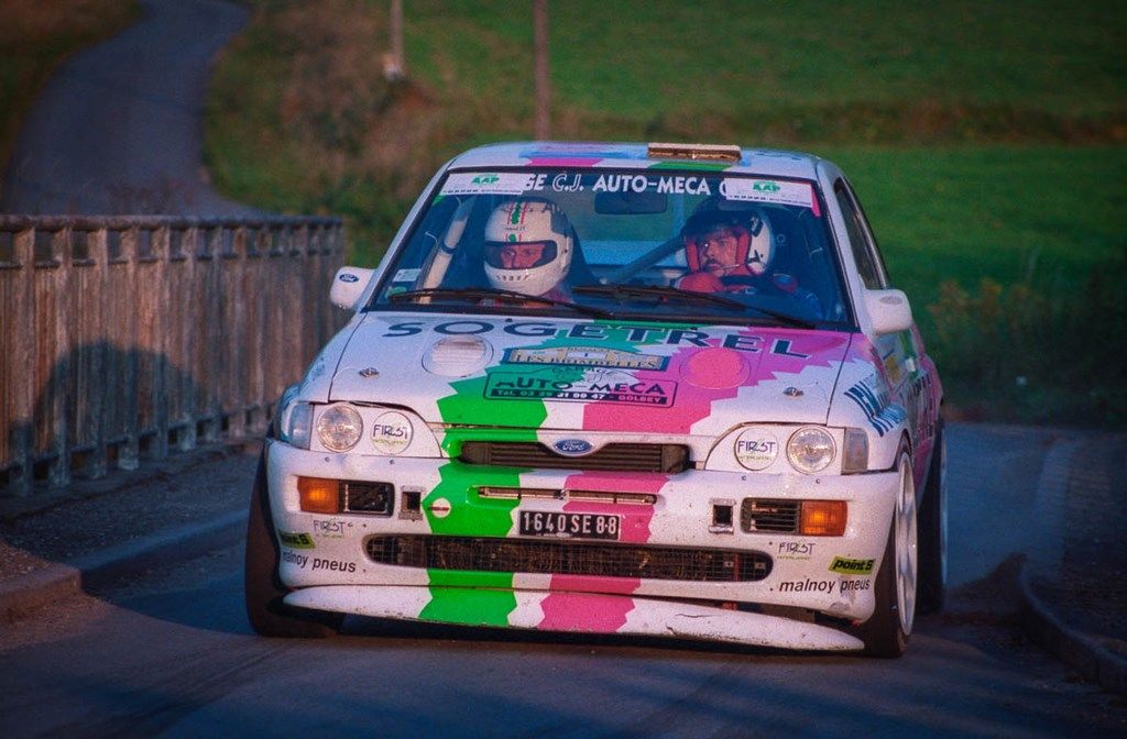 Pereira-Cossin sur Ford Escort Cosworth au rallye des Brimbelles 1997