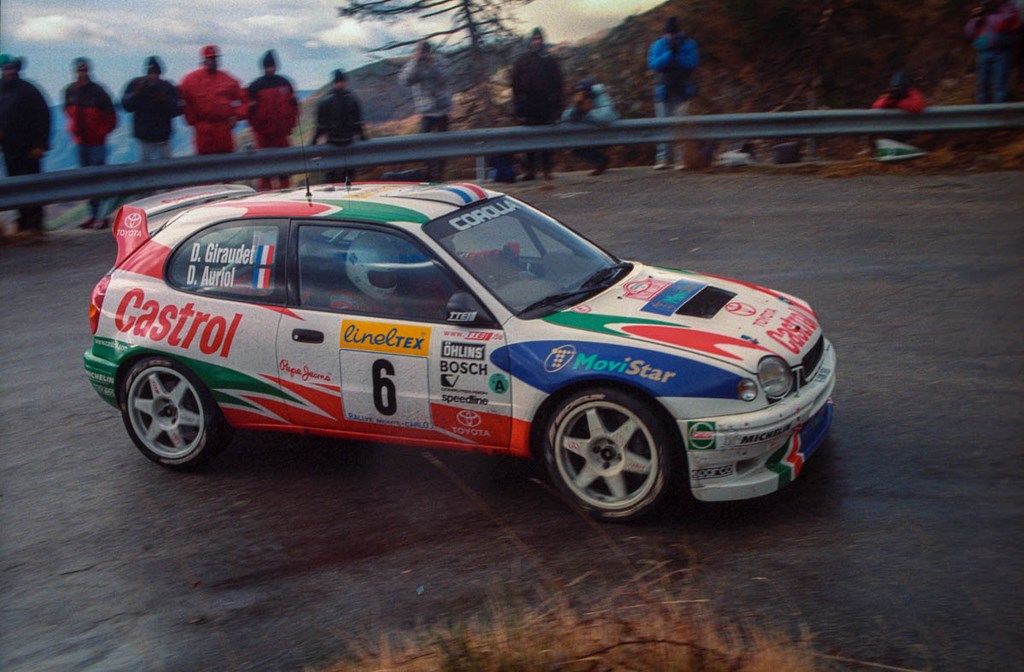 Auriol sur Toyota au Monte-Carle 1998