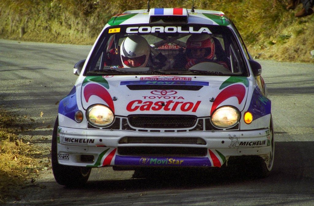 Auriol sur Toyota au Monte-Carle 1998