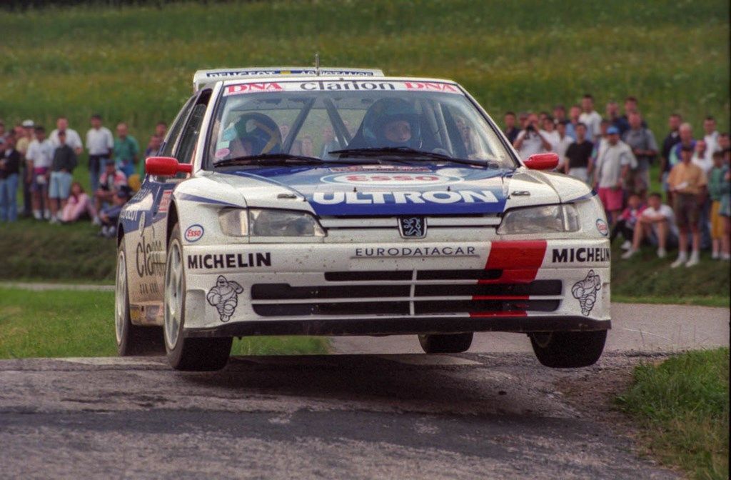 Panizzi-Panizzi sur Peugeot 306 Maxi au rallye Alsace-Vosges 1996