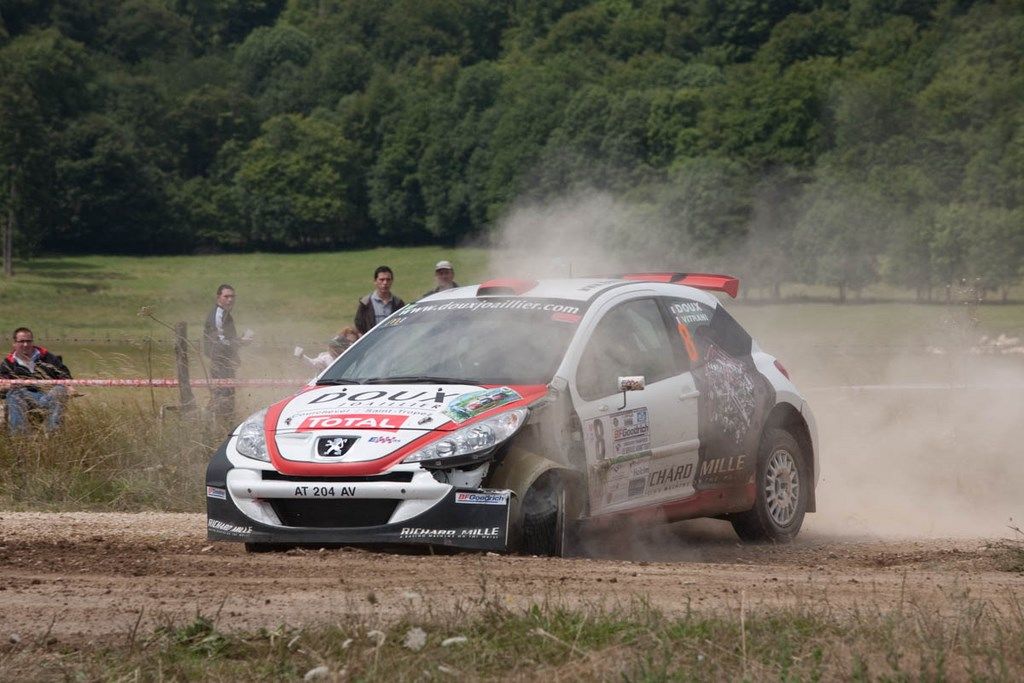 Doux-Virani sur Peugeot 207 au rallye Terre de Langres 2010