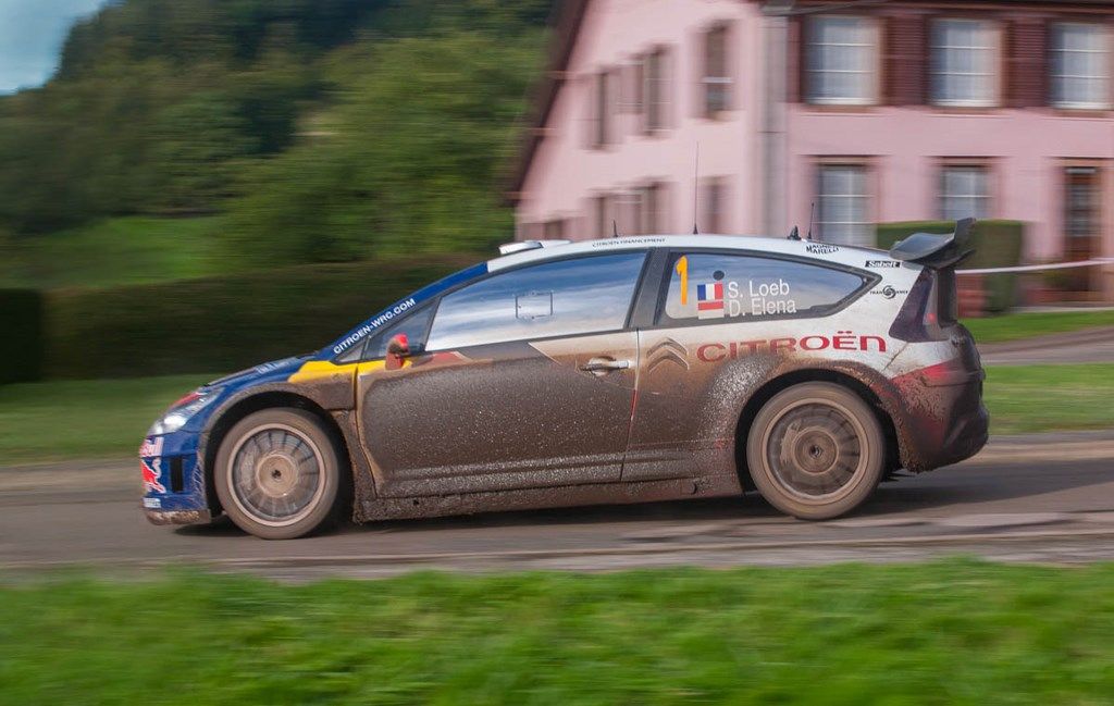 Loeb-Elena sur C4 au Rallye de France 2010