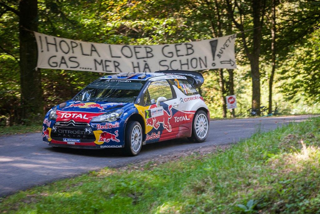 Ogier sur C4 au Rallye de France 2011