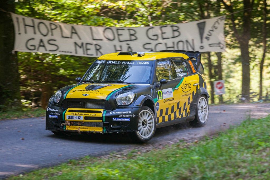 Oliveira sur Minin WRC au Rallye de France 2011