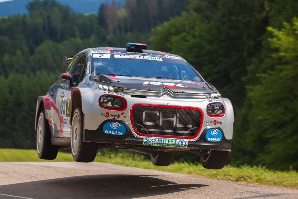 Bonato-Boulloud sur Citroen C3 R5 au rallye Vosgiens 2019