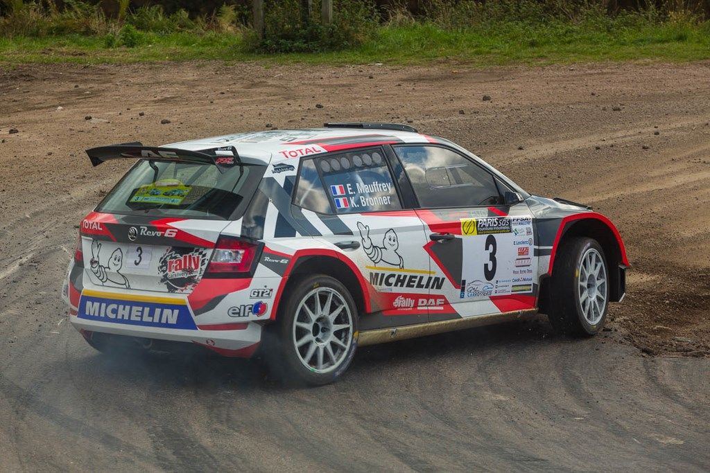 Mauffrey-Bronner sur Skoda Fabia R5 au rallye de la Luronne 2020