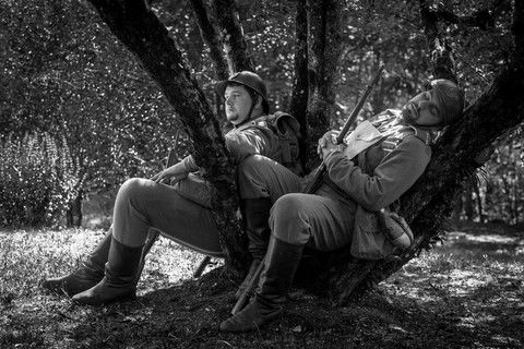 La sieste des soldats