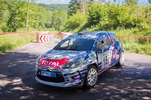 Cart-Laurence sur Citreoen DS3 au rallye de la Luronne 2019