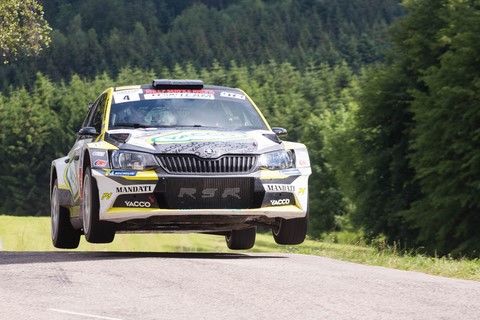 Ciamin sur Skoda Fabia R5 au Rallye Vosges Grand Est 2019