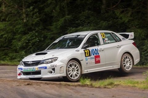 Hot-Nicolet sur Subaru Impreza au Rallye Vosges Grand Est 2019
