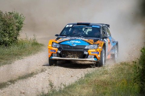 Skoda Fabia R5 de Michel au terre de Langres 2019