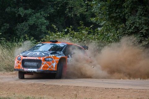 Citroen DS3 R5 de Baudoin au terre de Langres 2019