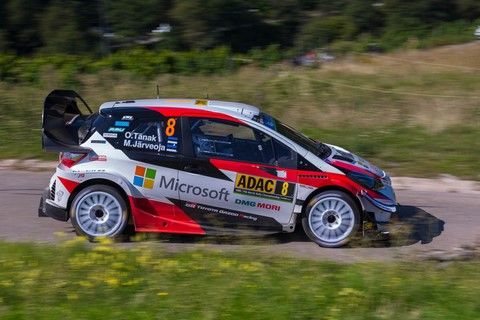 Tänak-Järveoja sur Toyota Yaris WRC au Deutschland Rallye 2019