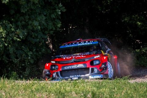 Ogier-Ingrassia sur Citroen C3 WRC au Deutschland Rallye 2019