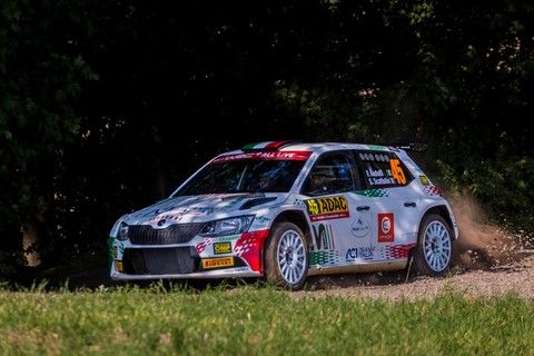 Andolfi-Scattolin sur Skoda Fabia R5 au Deutschland Rallye 2019