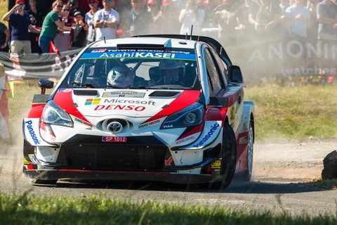 Latvala-Anttila sur Toyota Yaris WRC au Deutschland Rallye 2019