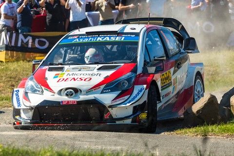 Tänak-Järveoja sur Toyota Yaris WRC au Deutschland Rallye 2019