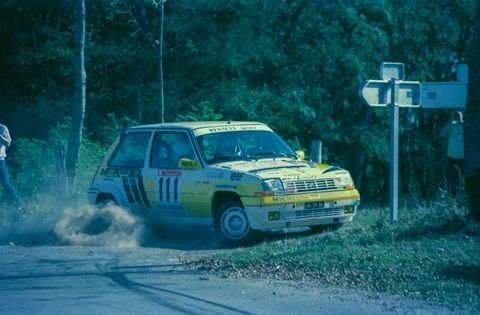 Renault 5 GT Turbo au rallye Stanislas 1990