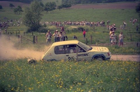 205 Rallye à la faute