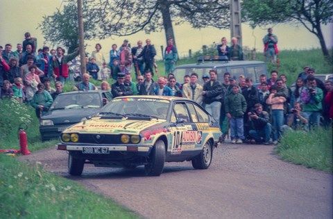 Alfa GTV en glisse