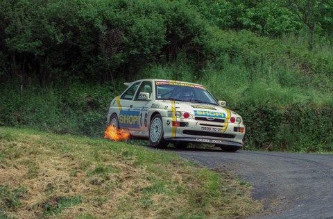 Deville-Murcia sur Ford Escort Cosworth au rallye des Vins de Mâcon 1996