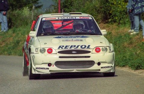 La Ford Escort de Sainz-Moya au Corse 1997