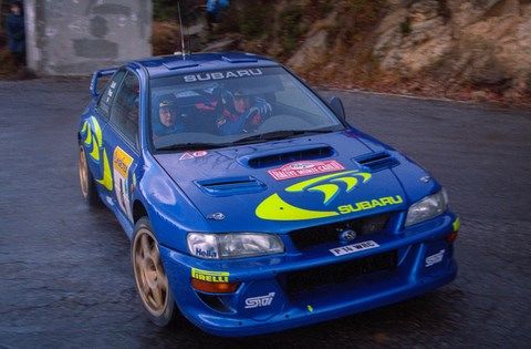 Liatti sur Subaru au Monte-Carle 1998