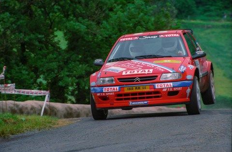 Citroen Saxo au rallye des Vins de Mâcon 1999