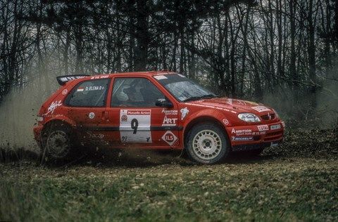 Loeb-Elena sur Citroen Saxo au rallye Terre d'Auxerre 2000