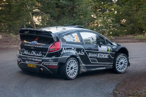 Hirvonen sur Fiesta WRC au Rallye de France 2011