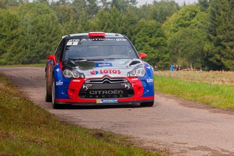 Kubica sur DS3 WRC au RallyeVosgiens 2013