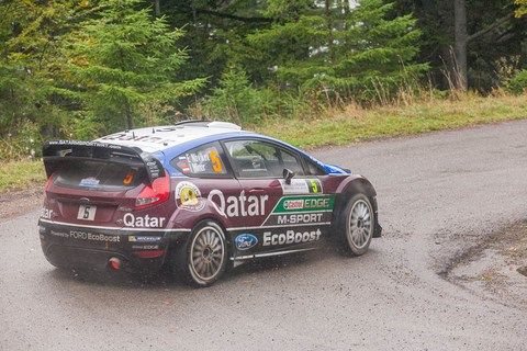 Novikov sur Fiest au Rallye de France 2013