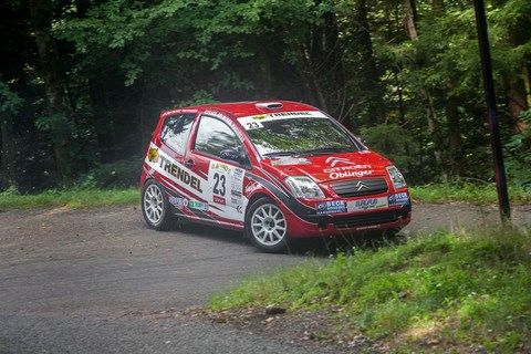 Wendling-Wendling sur Citroen C2 au rallye des Vallées 2014