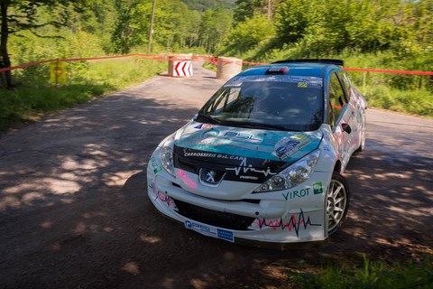 Caritey-Fernandes sur Peugeot 207 au rallye de la Luronne 2019