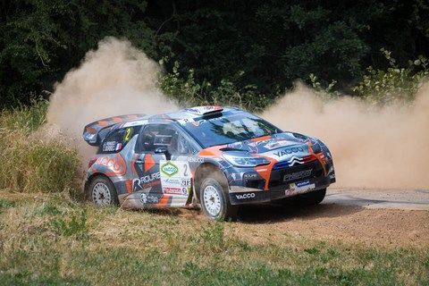 Durbec-Renucci sur Citroen DS3 R5 au rallye Terre de Langres 2019