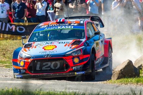 Mikkelsen sur i20 WRC au Rallye d'Allemagne 2019