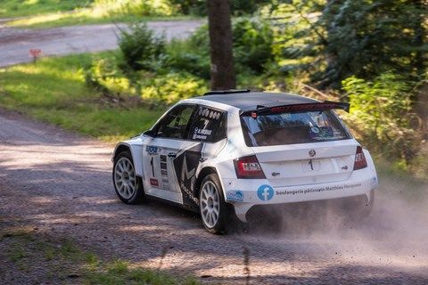 Hocquaux-Villa Pierre sur Skoda Fabia R5 au rallye des Vallées 2019